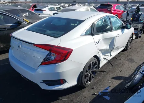 2020 Honda Civic Sport from USA, damaged, VIN 2HGFC2F80LH552965